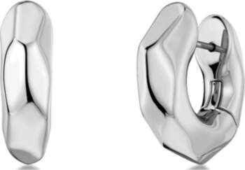 Edblad - Crystalite Hoops L Silver