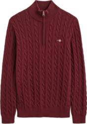 Gant - Cable Knit Half-Zip Sweater