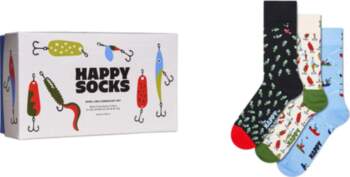 Happy Socks - 3-Pack Hook, Line