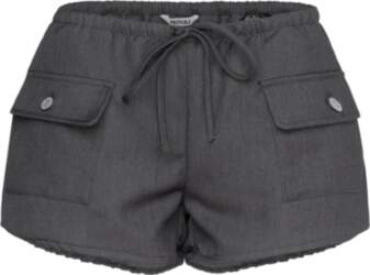 Monki - Drawstring Mini Cargo Shorts
