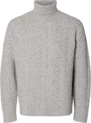 Selected - Slmland Ls Knit Cable