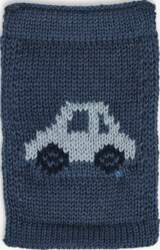 Smallstuff - Knitted Flag, Car, Blue