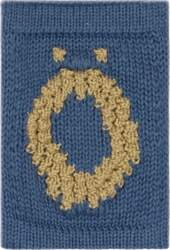 Smallstuff - Knitted Letter Ö, Blue