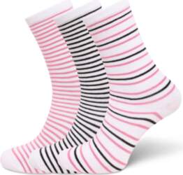 Weekday - 3-Pack Striped Crew Socks
