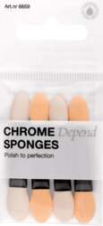 Depend Cosmetic - Chrome Sponges 4-Pack