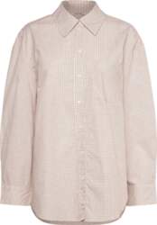 Monki - Long-Sleeved Oversized Poplin Shirt