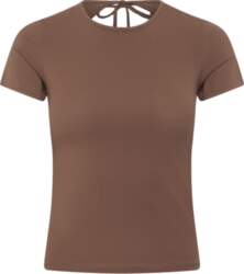 Monki - Slim Short-Sleeved Open-Back Top