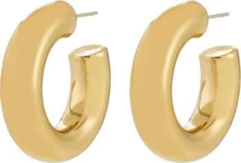 Pilgrim - Phase Medium Hoops Gold-Plated