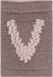 Smallstuff - Knitted Letter V, Nature