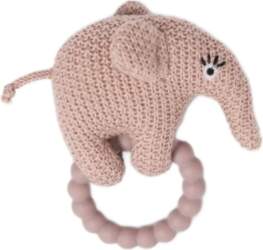 Smallstuff - Rattle, Elephant, Merino Wool