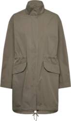 Weekday - Oversized Funnel-Neck Canvas Parka