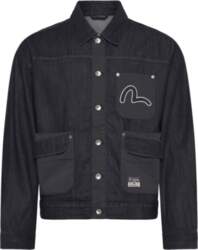 Evisu - Fabric Blocking Denim Jacket