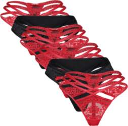 Hunkemöller - String 6-Pack - Stringi