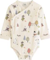 Lindex - Moomin Long-Sleeved Wrap Bodysuit