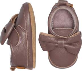 Melton - Bow Leather Slippers -