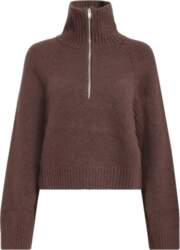 Monki - Short Half-Zip Knitted Sweater