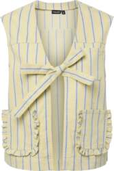 Pieces - Pcbillo Tie Denim Vest