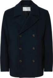 Selected - Slmarchive Wool Blend Peacoat