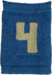 Smallstuff - Knitted Flag, 4, Blue