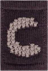 Smallstuff - Knitted Letter C, Nature