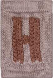 Smallstuff - Knitted Letter H, Rose