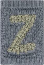 Smallstuff - Knitted Letter Z, Blue