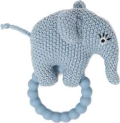 Smallstuff - Rattle, Elephant, Merino Wool