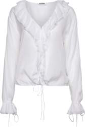 Weekday - Long Sleeve Frill Top