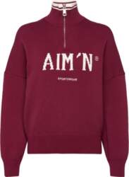 Aim´n - College Knitted Half Zip