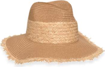 GUESS - Ofelia Raffia Fedora Hat