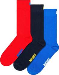 Happy Socks - 3-Pack Solid Socks