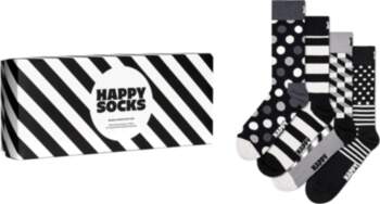 Happy Socks - 4-Pack Classic Black