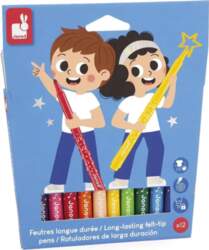 Janod - Long-Lasting Felt-Tip Pens -