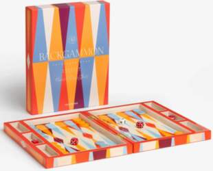 PRINTWORKS - Lacquered Backgammon, Red -