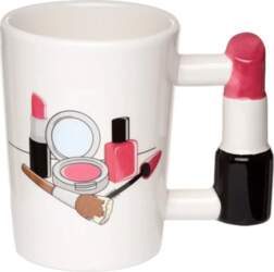 Puckator - Lipstick Ceramic Shaped Handle