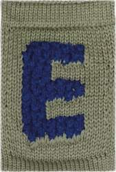 Smallstuff - Knitted Letter E, Blue