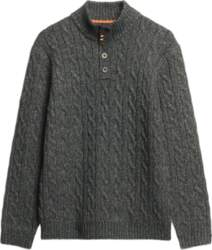Superdry - Cable Button Neck Jumper