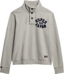 Superdry - Vintage Athletic Half Button