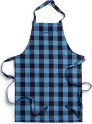 Midnatt - Apron Checked Blue -