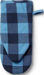 Midnatt - Oven Mitt Checked Blue