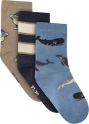 Minymo - 3-Pack Socks - Zeķes