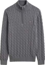 Gant - Cable Knit Half-Zip Sweater