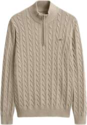 Gant - Cable Knit Half-Zip Sweater