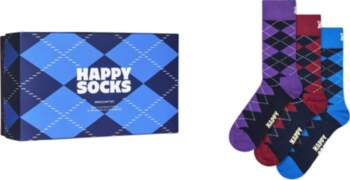 Happy Socks - 3-Pack Argyle Socks
