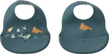 Liewood - Ember Printed Bib 2-Pack