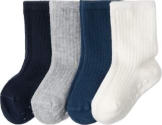 Lindex - Sock 4P Rib Solid
