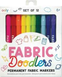 Ooly - Fabric Markers 12 Pcs