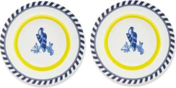 POLSPOTTEN - Plates Bird Patterned Set