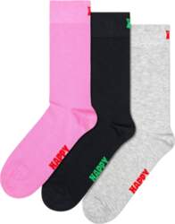 Happy Socks - 3-Pack Solid Socks