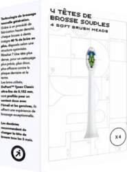 LEBON - 4 Replacement Brush Heads